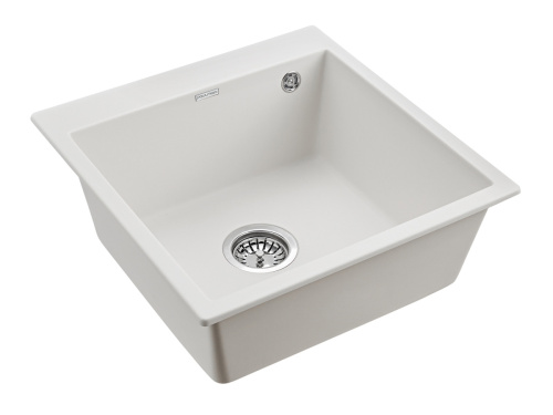 Кухонная мойка Paulmark KANTE 50 PM105152-WH 50х50 цвет белый - фото 2